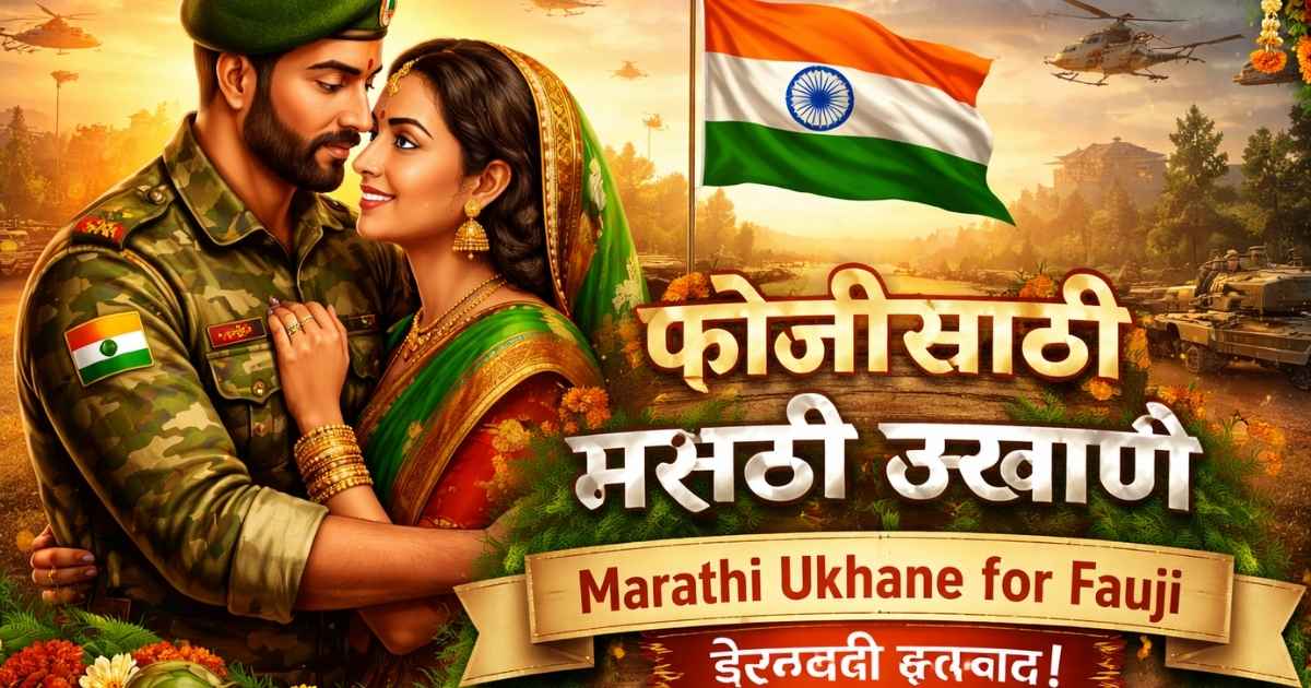 marathi ukhane for fauji with indian soldier couple patriotic ukhane marathi